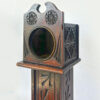 Antique Pocket Watch Wooden Stand In Form Of A Grandfather Clock 19th