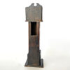 Antique Pocket Watch Wooden Stand In Form Of A Grandfather Clock 19th