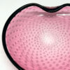 Archimede Suguso Murano Pink and Black Bullicante Bowl C1950