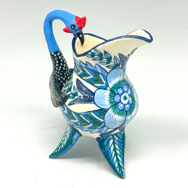 Ardmore Hand Painted Bird Jug Fudni 2007