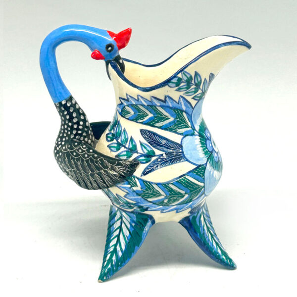 Ardmore Hand Painted Bird Jug Fudni 2007