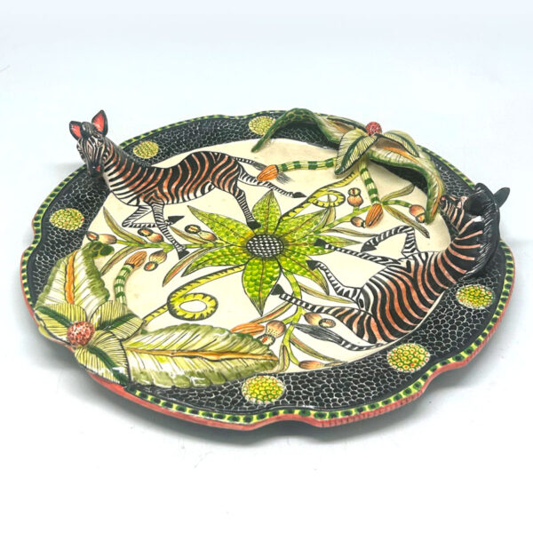 Ardmore Hand Painted Zebra Bowl Lovemore 2012