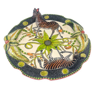 Ardmore Hand Painted Zebra Bowl Lovemore 2012