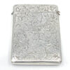 Hallmarked Silver Calling Card Case Birmingham 1910