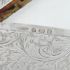 Hallmarked Silver Calling Card Case Birmingham 1910