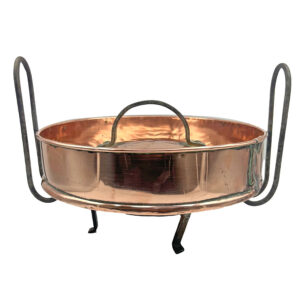 Cape Copper Tart Pan And Cover 20th Applied Handles