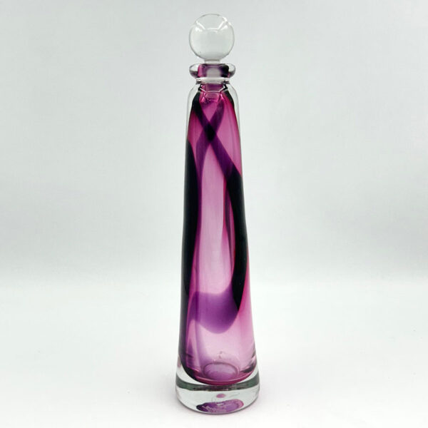 David Reade Glass Tall  Decanter and Stopper
