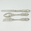 Hallmarked Silver Christening Boxed Set  Martin Hall  Sheffield 1879