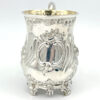 Hallmarked Silver Christening Boxed Set  Martin Hall  Sheffield 1879