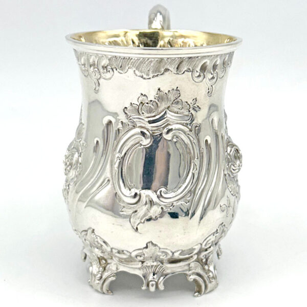 Hallmarked Silver Christening Boxed Set  Martin Hall  Sheffield 1879