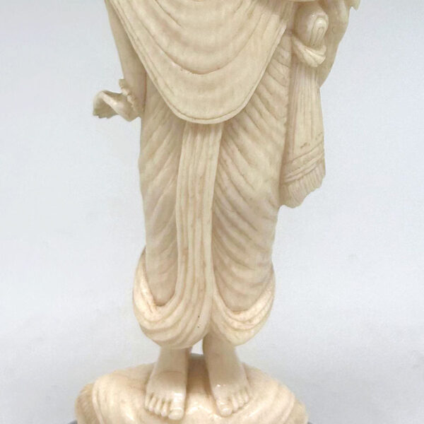 Indian Ivorine Lady With Bird 20th