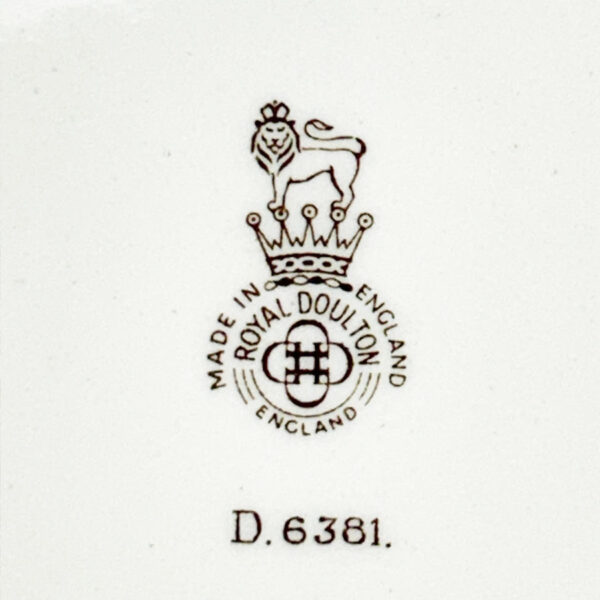 Royal Doulton Rhodes Plate Centenary Brown Colourway D6381