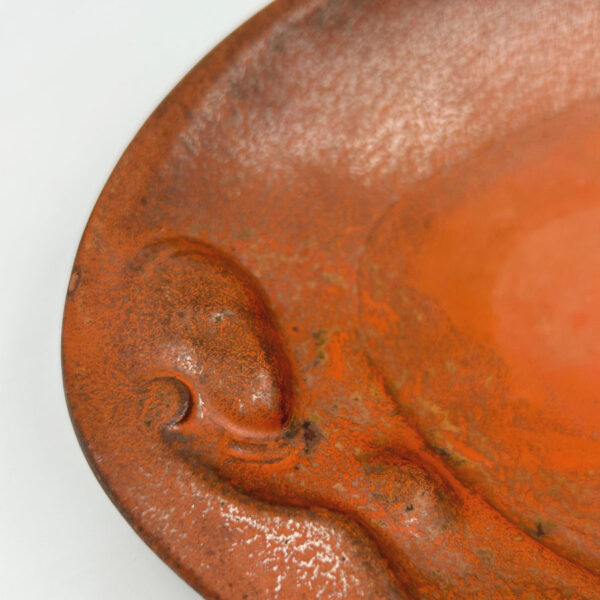 Kalahari Pottery Earthen Pottery Glaze Reclining Figure Bowl