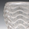 Lalique France Meandres French Art Glass Vase C1950