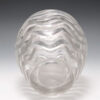 Lalique France Meandres French Art Glass Vase C1950