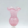 Murano Pink Venetian Salviati Swan Candleholder C1920