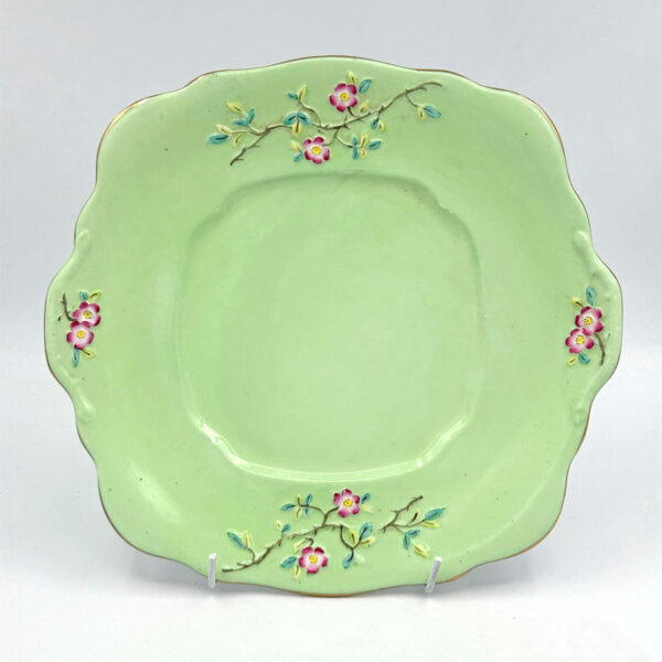 Royal-Albert-Solid-Floral-Handle-Apple-Blossom-Large-Cake-Plate-1 Royal Albert Solid Floral Handle Apple Blossom Large Cake Plate 86594