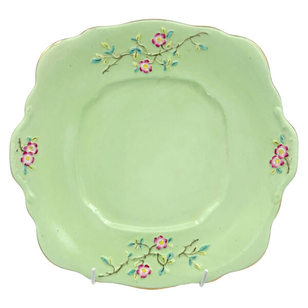 Royal-Albert-Solid-Floral-Handle-Apple-Blossom-Large-Cake-Plate Royal Albert Solid Floral Handle Apple Blossom Large Cake Plate 86594