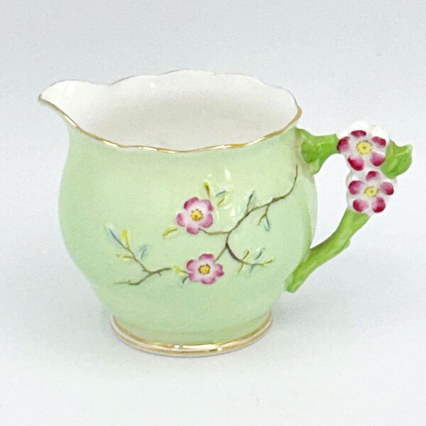 Royal-Albert-Solid-Floral-Handle-Apple-Blossom-Tea-Milk-Jug-86594-1 Royal Albert Solid Floral Handle Apple Blossom Tea Milk Jug 86594