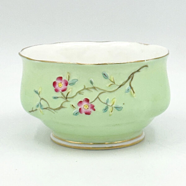Royal-Albert-Solid-Floral-Handle-Apple-Blossom-Tea-Sugar-Bowl-2 Royal Albert Solid Floral Handle Apple Blossom Tea Sugar Bowl 86594