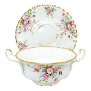 Royal Albert  Cottage Garden Soup Coupe and Saucer