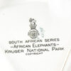 Royal Doulton African Game Reserve Elephants Charger Kruger Park