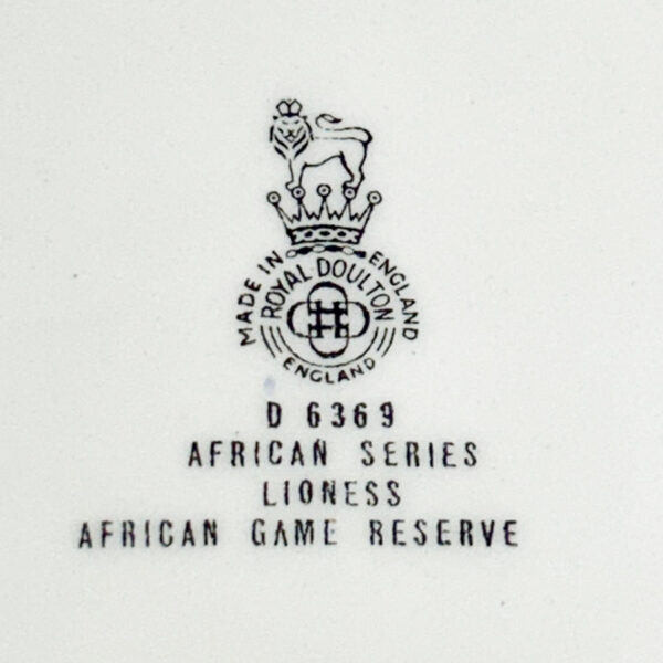 Royal Doulton African Game Reserve Lioness Charger