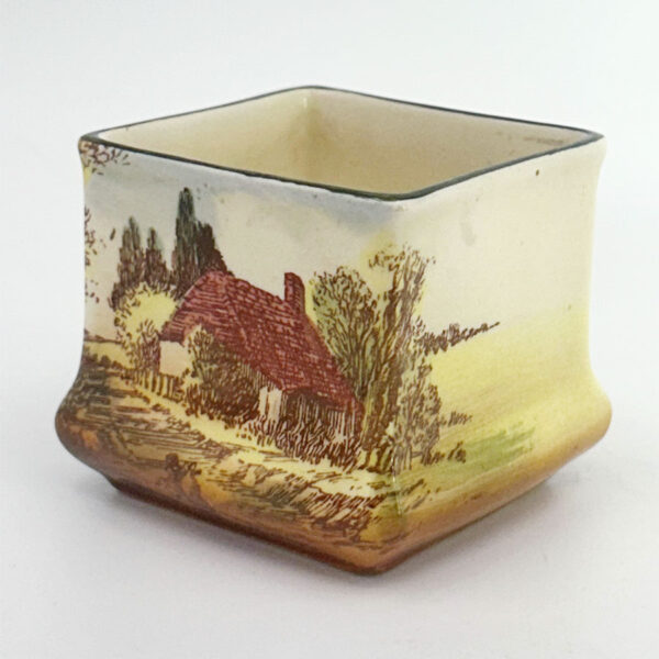 Royal Doulton Rustic England Square Vase D5694