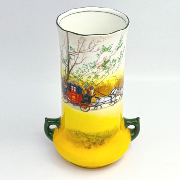 Royal Doulton Old Coaching Art Nouveau Vase 3804