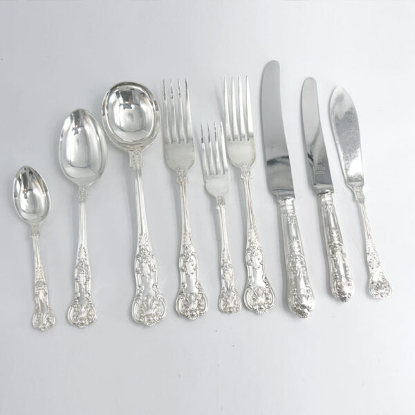 Silver Plated Cooper Brothers Kings Pattern Canteen of Cuttlery 139 Piece