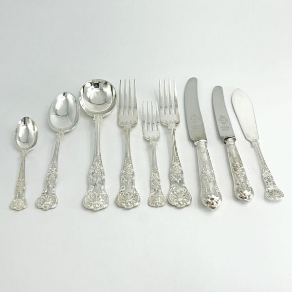 Silver Plated Cooper Brothers Kings Pattern Canteen of Cuttlery 139 Piece