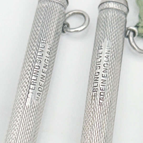 Sterling Silver Boxed Poker Pencil Set C1940