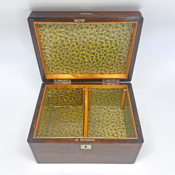 Victorian-Silk-Lined-Rosewood-Box-3 Victorian Silk Lined Rosewood Box