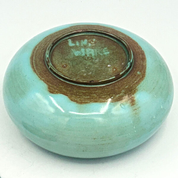 Linnware-green-glaze-bowl-and-cover-3 Linnware Green Glaze Bowl and Cover