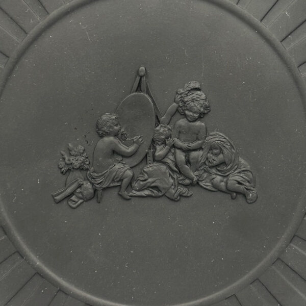 Wedgwood Black Basalt Infant Academy Wall Plate