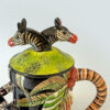 Ardmore Hand Painted Zebra Coffee Pot Sondy Sabelo  2021