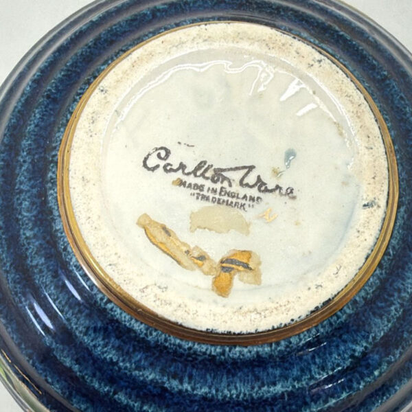 Carlton Ware Chinoiserie Blue Royale Pergoda Vase