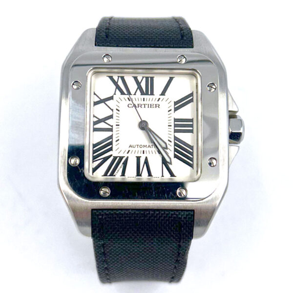 Cartier Santos 100 XL Watch Sapphire Dial Automatic