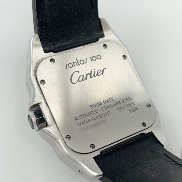 Cartier Santos 100 XL Watch Sapphire Dial Automatic