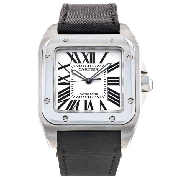 Cartier Santos 100 XL Watch Sapphire Dial Automatic