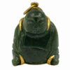 Chinese 14Ct Gold Jade Buddha Charm Pendant