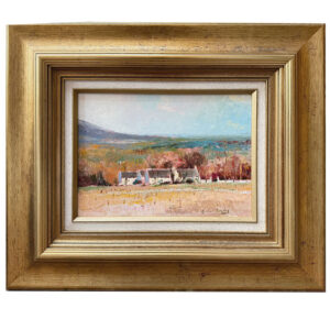 Errol Boyley Framed Oil on Board Farmstead Painting 1918-2007