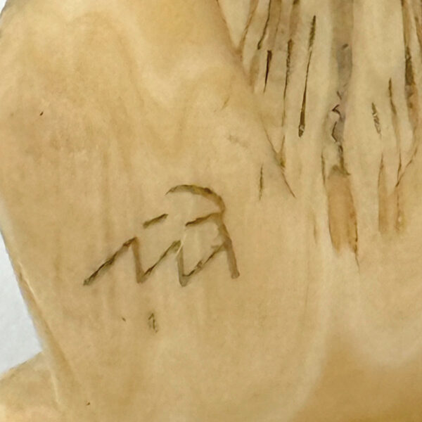 Japanese Netsuke With Changing Face  Signed 19th