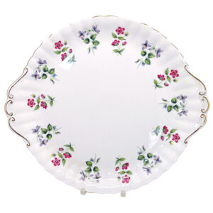 Royal Albert Montrose Tab Handle Cake Plate Keswick