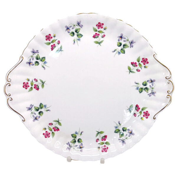 Royal Albert Montrose Tab Handle Cake Plate Keswick