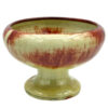 Linnware-Pedestal-Vase-Straw-Brown-Glaze Linnware Pedestal Vase Straw Brown Glaze