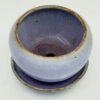 Linnware Pottery Pot Plant Holder Purple Glaze