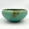 Linnware Round Vase Green Glaze