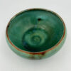 Linnware Round Vase Green Glaze