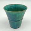 Linnware Stepped Vase Green Glaze